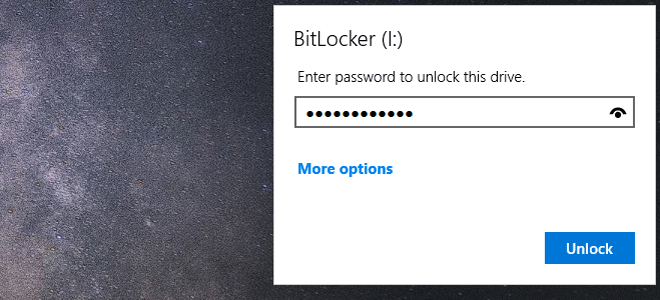 unlock the drive