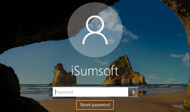 Reset password link