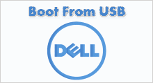 Boot dell from external hard drive