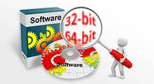 Check if software is 32-bit or 64-bit