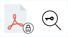 Find lost password for PDF