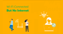 Fix wifi connected but no internet error