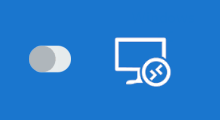 Turn on/off remote desktop in Windows 10