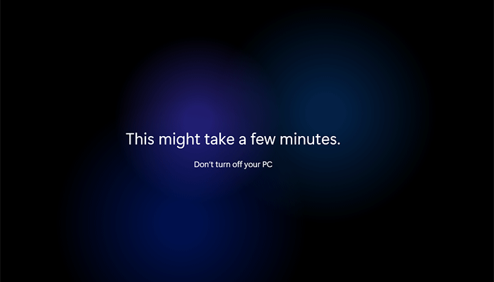 Wait a few more minutes