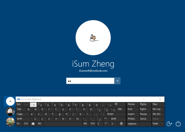 Disable On-Screen Keyboard Start