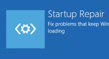 Run a startup repair