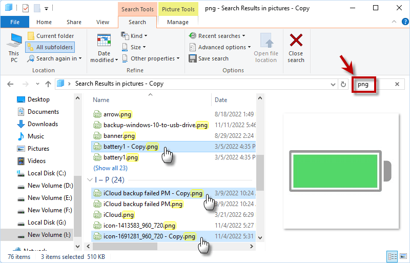manually find duplicate files across multiple drives and folders