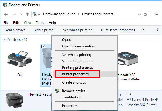 Faderlig tavle Flad How to Find Printer IP Address in Windows 10/8/7