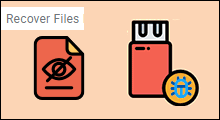 Recover hidden files from virus attacked USB drive