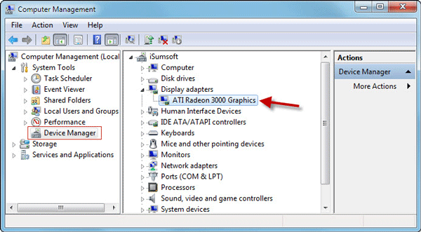 Expand Display adapters to view model