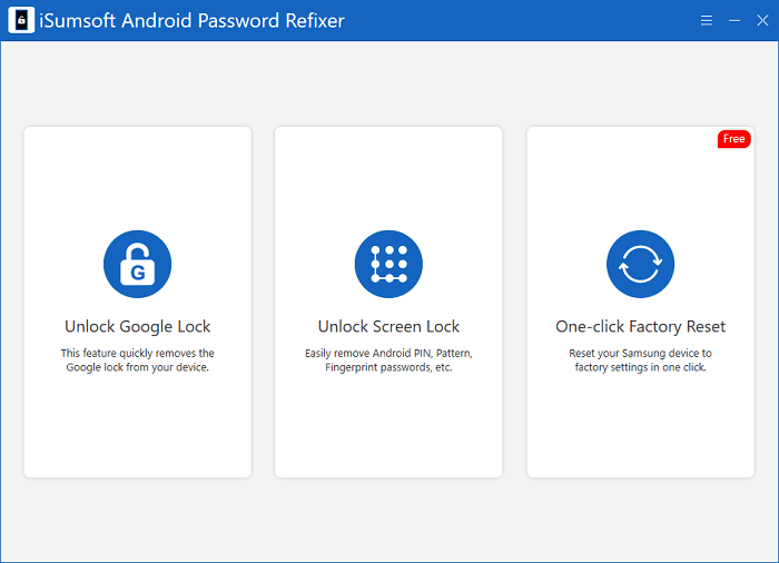 select Unlock Google Lock