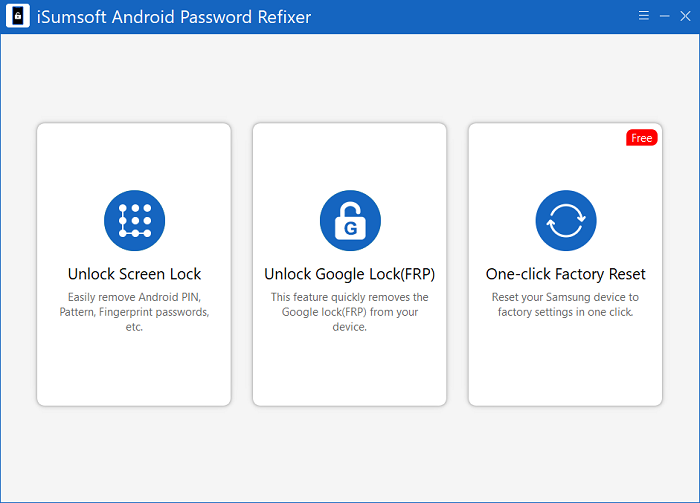 select Unlock Google Lock