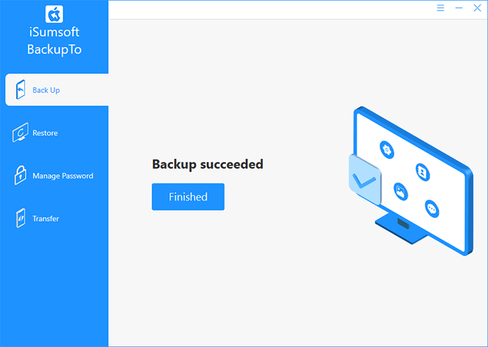 backup succeeded