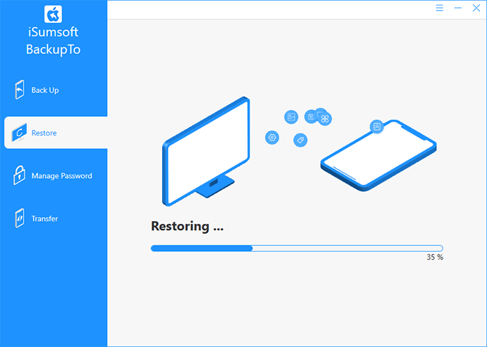 restoring backup