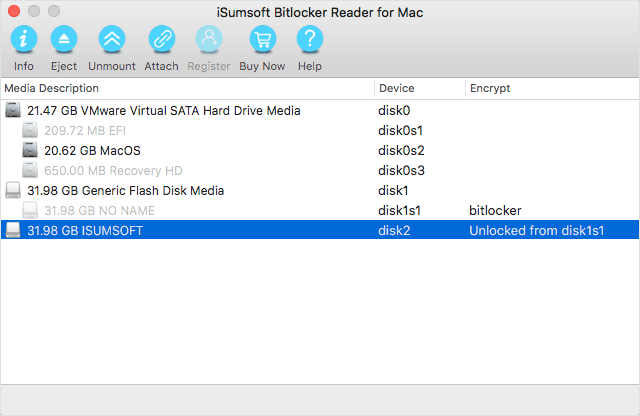 bitlocker-protected drive is unlocked