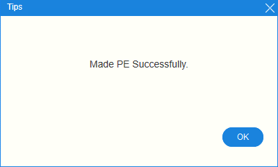 made PE successfully