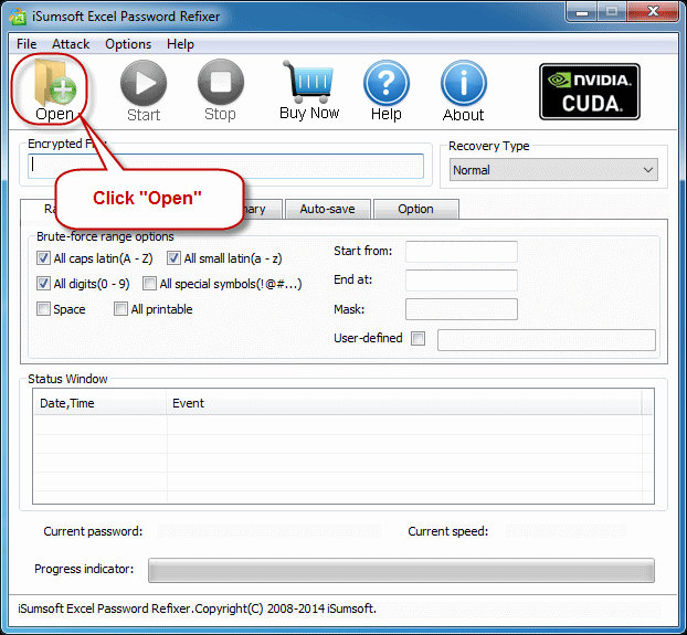 open excel file