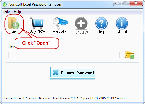 open excel file