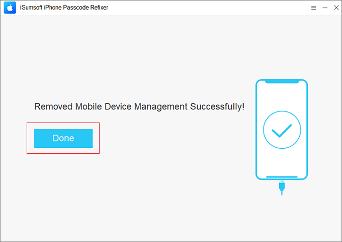 remove MDM successfully