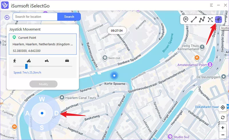 choose Joystick Movement