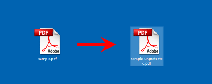 unprotected PDF file