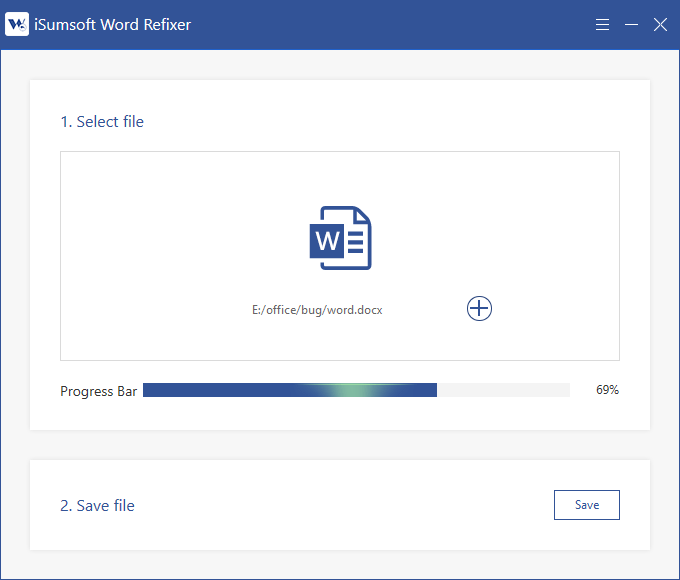 repair damaged Word file