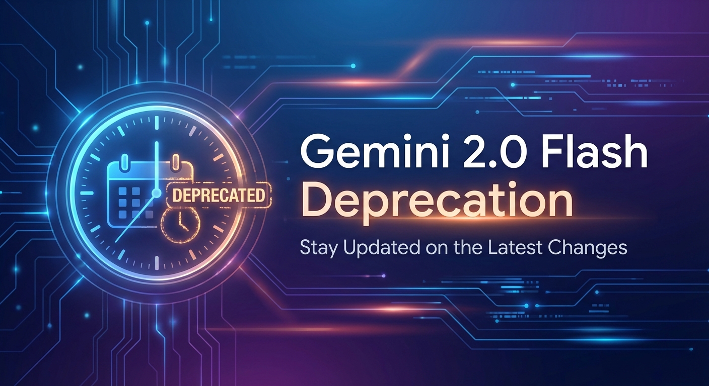 Gemini 2.0 Flash Deprecation Banner