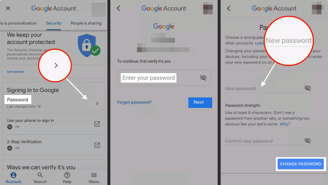 How to Change My Gmail Password on iPhone and Google Chrome