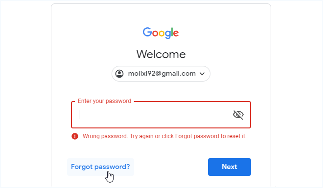 Forgot login password gmail www How to