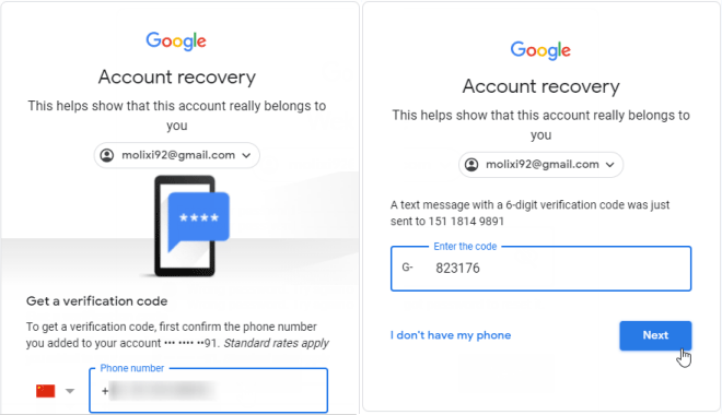 Verify your Gmail account