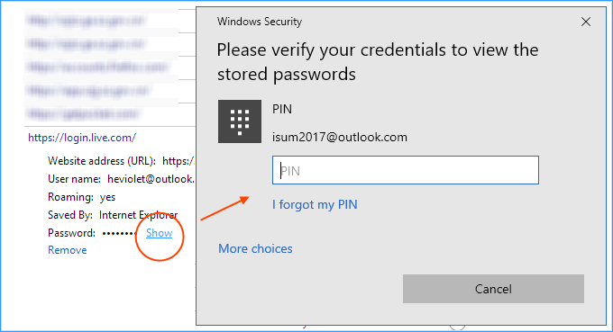 Verify your credentials