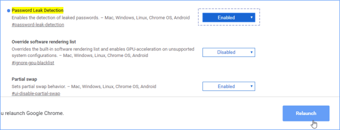 relaunch Google Chrome