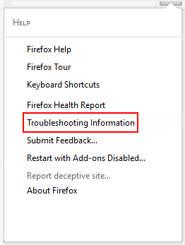 Troubleshooting Information