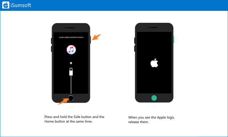 get out of recovery mode of iphone 6 and earlier