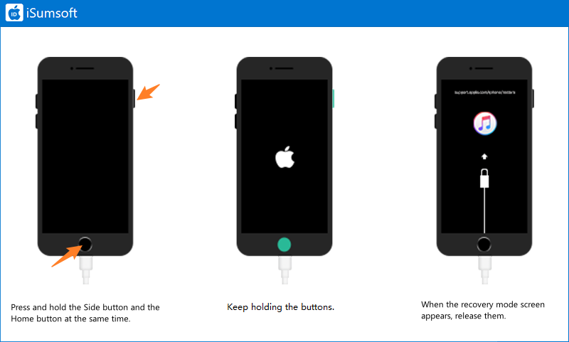 get into recovery mode of iphone 6 and earlier