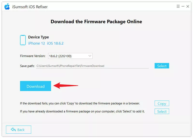 click Download