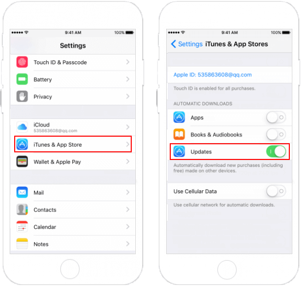 Automatical download and update app