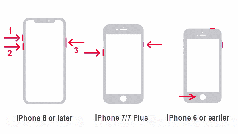 force restart iPhone