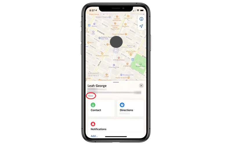 refresh location manually