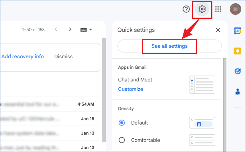 check if imap is enabled