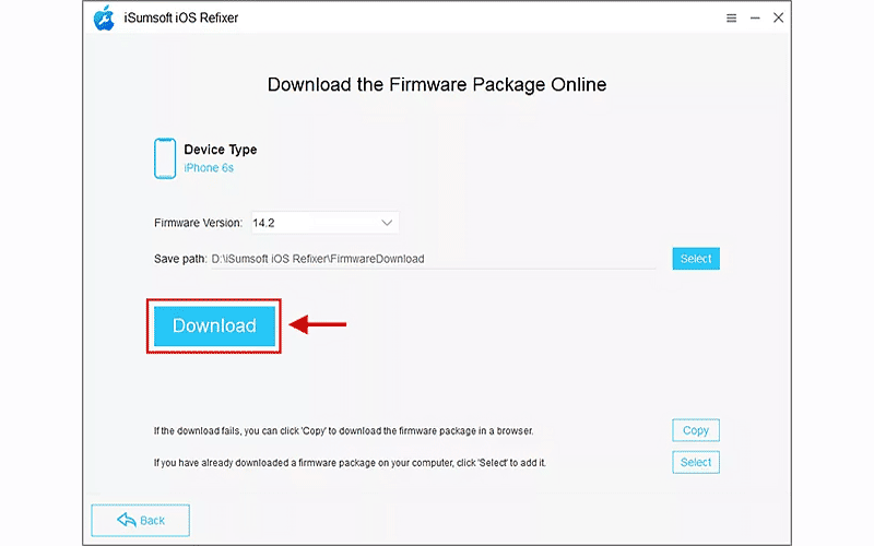 click download