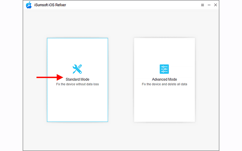 select standard mode