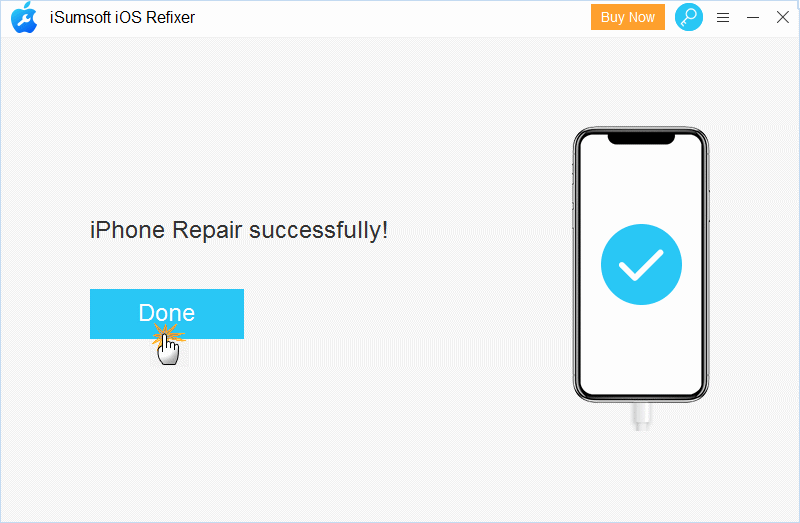 successfully fix iPhone flashing Apple logo without data loss