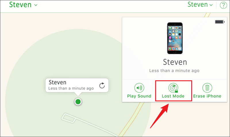 icloud lost mode