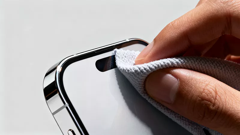 clean Face ID sensor