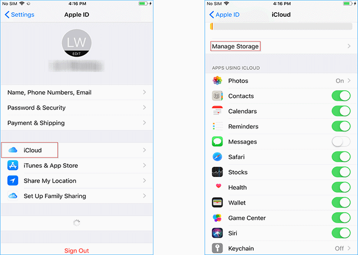  Manage iCloud Storage