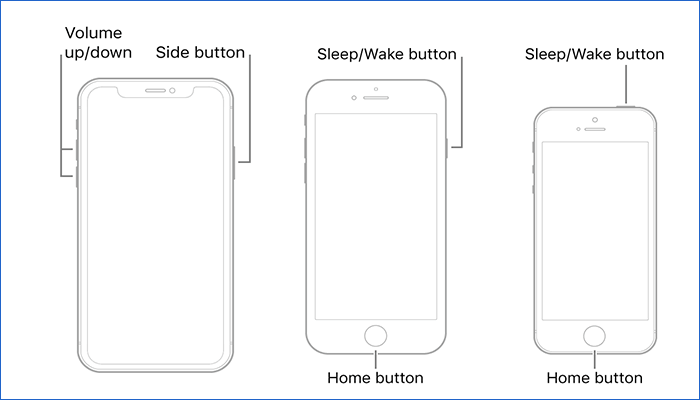 Force restart iPhone
