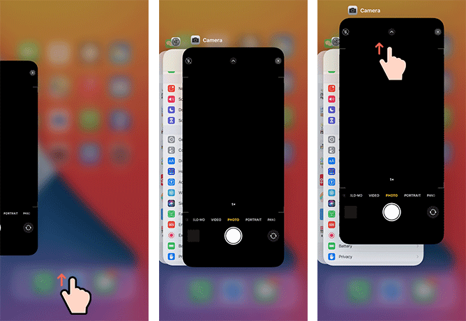 force quit Camera app