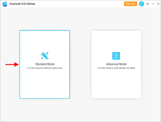 select Standard Mode