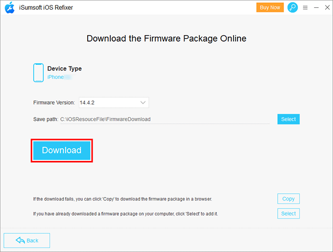 click Download